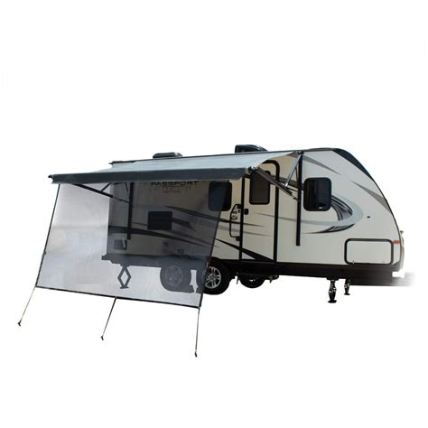 Expedition RV Awning Sun Shade by Eevelle - Black Mesh Screen UV Sun ...