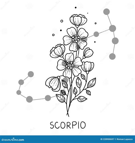 Discover 57+ scorpio birth flower tattoo super hot - in.cdgdbentre