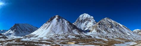 Panorama View of Sacred Kailash Mountain,Tibet,China Stock Image ...