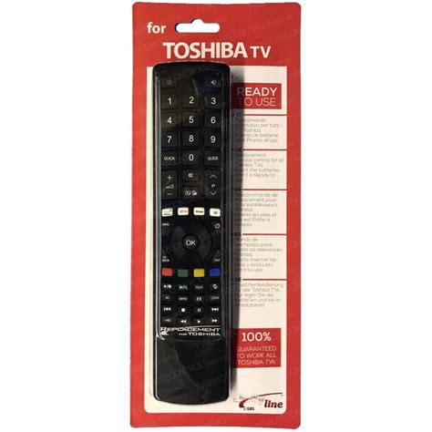 REPLACEMENT UNIVERSAL TOSHIBA TV Remote Control suits all TOSHIBA ...