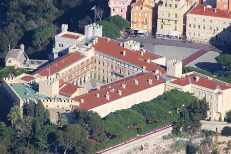 Close-up of the Prince S Palace in Monaco (Aerial View) Editorial Stock ...