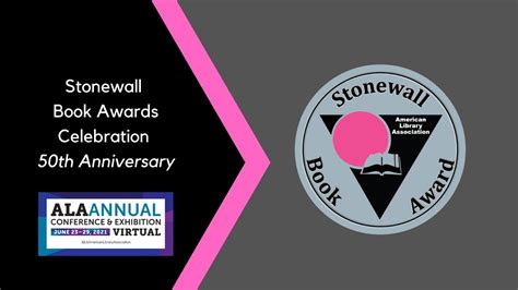 2021 Stonewall Book Awards Celebration (50th Anniversary) - YouTube