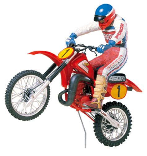 Tamiya 14018 1/12 Honda Cr450 W/Mx Rider