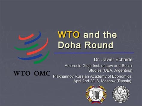 WTO and the Doha Round