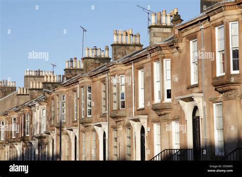 Glasgow west end houses hi-res stock photography and images - Alamy