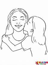 Te Amo Mama Para Colorear  Imágenes Dibujar Gratis sketch template