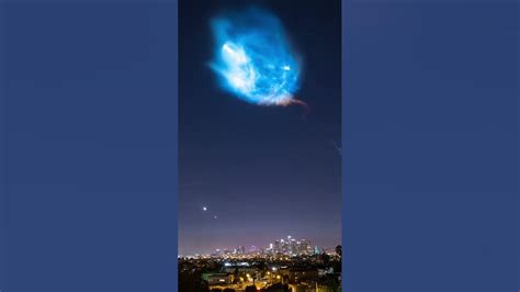SpaceX Falcon 9 over Downtown Los Angeles - YouTube