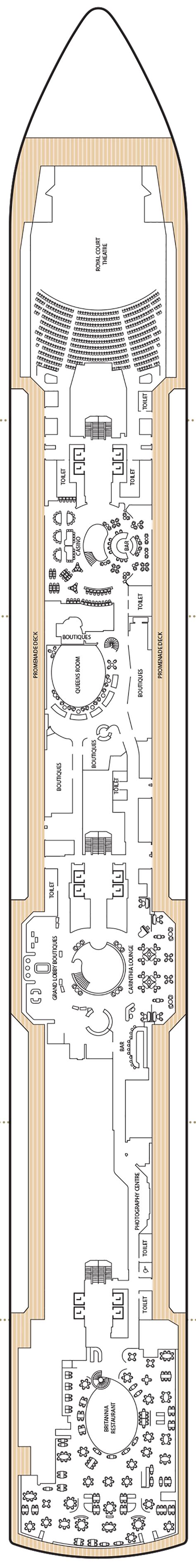 Queen Anne – Deck Plans - Planet Cruise