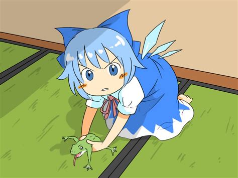 Create meme "anime character, cirno touhou, cirno crying" - Pictures - Meme-arsenal.com