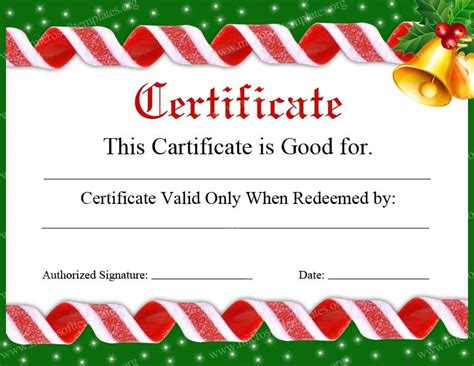 9 Best Images of Make Your Own Certificate Free Printable Christmas ...