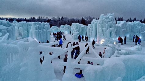 Visiting The Edmonton Ice Castle – Passports and Pigtails