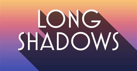 Create a Long Shadow Text Effect with Photoshop