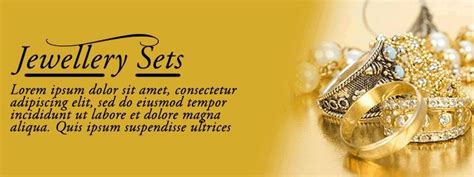 Banner Design with Jewellery Sets | Jewelry banner, Professional web design, Banner design