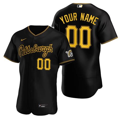 Men's Pittsburgh Pirates Custom Nike Black Stitched MLB Flex Base Jersey on sale,for Cheap ...