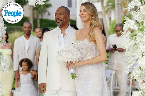 Eddie Murphy and Paige Butcher private Caribbean ceremony