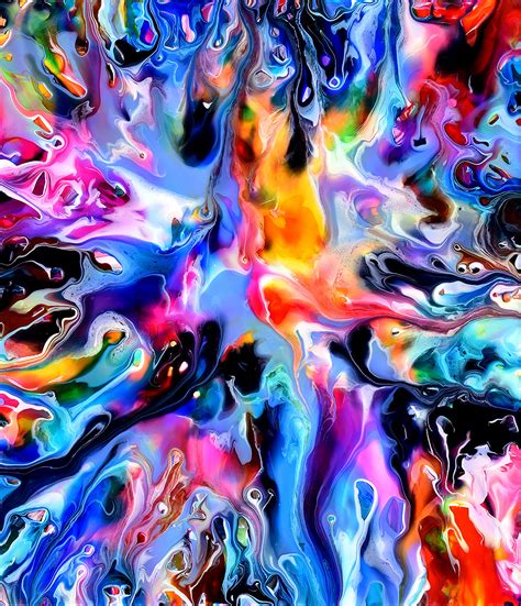 Fluid Painting 124 - Mark Chadwick Art