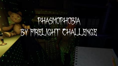 Phasmophobia || By Firelight Challenge || No Flashlight Challenge - YouTube