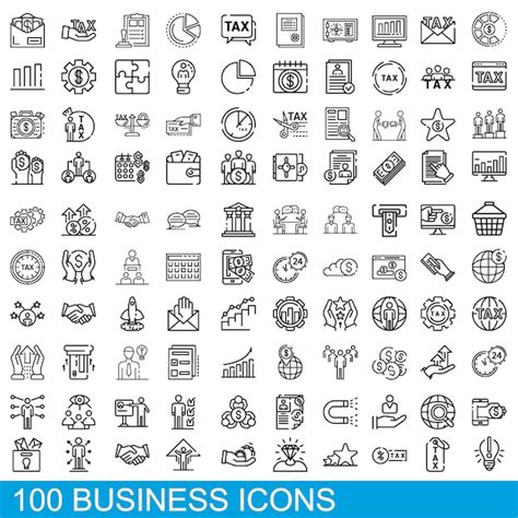 Business Icon Set Images - Free Download on Freepik