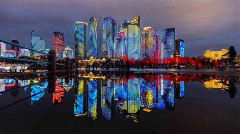 Qingdao lights up to welcome upcoming SCO Summit! - CGTN