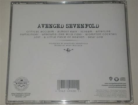 CD Avenged Sevenfold - Self Titled - MUSIKUPEDIA