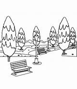 Bench Coloring Pages Sketch Coloring Page sketch template