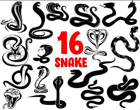 SNAKES SVG Snake Silhouette Snake Vector Snake Cut File - Etsy UK