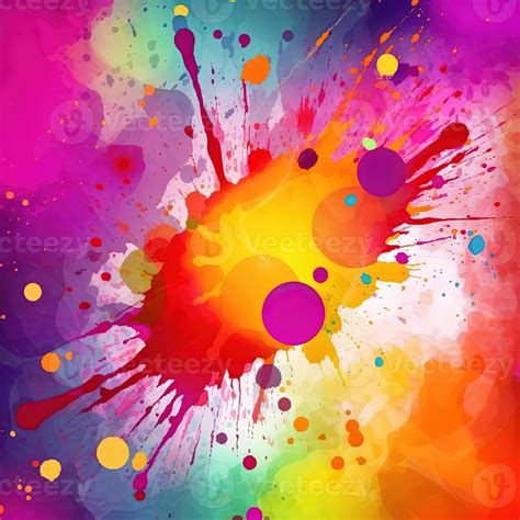 Colorful paint splashes on a colorful background 22984568 Stock Photo at Vecteezy