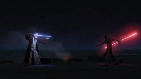 Star Wars Rebels Obi-Wan vs Maul / Maul Death - YouTube