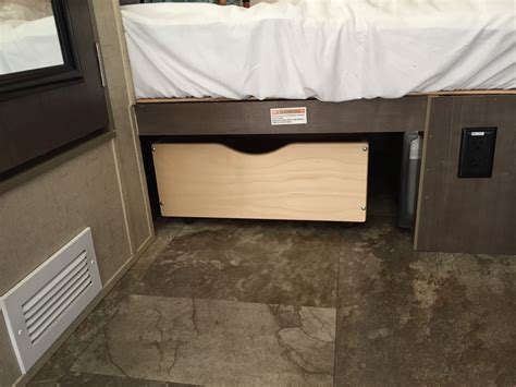 R-Pod 177 rolling under-bed storage drawer (Birch Train Table Trundle Drawer) purchased through ...