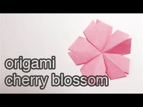 Origami Cherry Blossom Tutorial 🌸 DIY 🌸 - YouTube