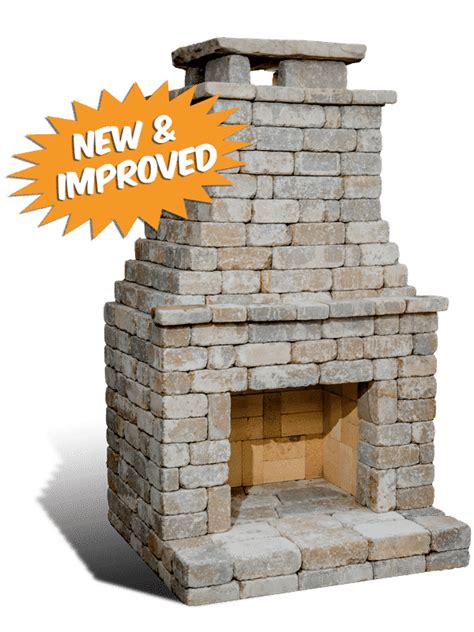 Fremont DIY outdoor fireplace kit makes hardscaping easy, and fast!