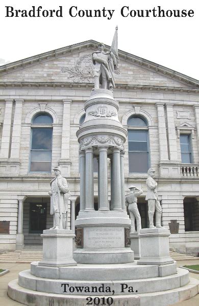 Bradford County Courthouse | Pennsylvania Department Sons of Union ...