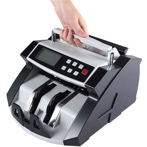 Cash Counting Machine Money Bill Counter Bank Counterfeit Detector UV ...