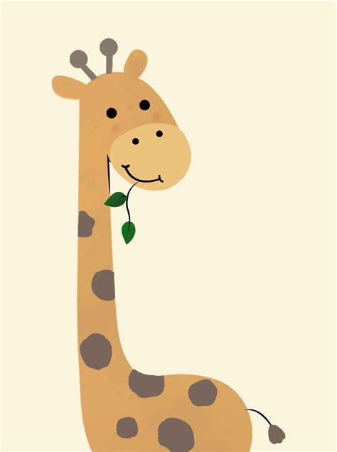 Cute Giraffe Vector Illustration