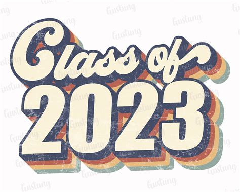 Class of 2023 Sublimation PNG Retro Sublimation - Etsy