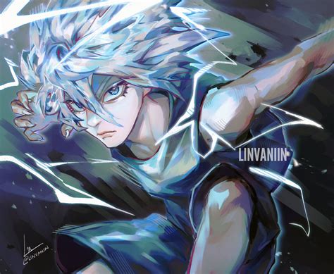 Killua Godspeed Hxh With godspeed killua is able to use it in two types ...