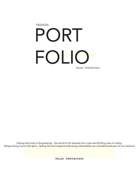 Fashion - Portfolio | PDF | Embroidery | Fashion