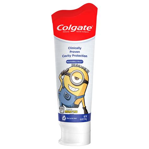 Colgate Kids Toothpaste with Anticavity Fluoride, Minions, 4.6 Oz - Walmart.com