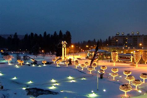 Christmas in Coeur d'Alene. Stunning! | Coeur d'Alene, Idaho | Pinterest | Christmas and Winter