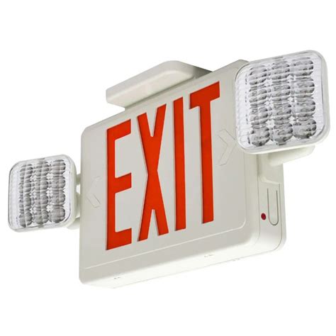 Emergency Light Safety Exit Indicator Light Double Head Evacuation ...