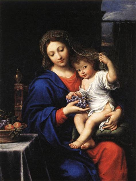 Public Domain Photos and Images: Painting: Mary and Child Jesus by Pierre Mignard