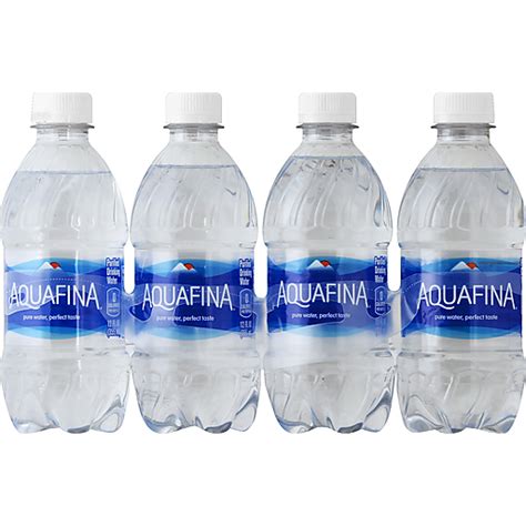 Aquafina Water (8-12 Fluid Ounce) 96 Fluid Ounce 8 Pack Plastic Bottles ...