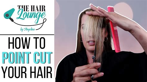 How To Point Cut Hair | Point Cutting Tutorial - YouTube