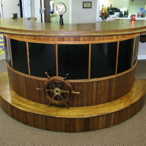 Love this from CustomMade Boat Bar Nautical Interior, Nautical Design, Nautical Home, Reception ...