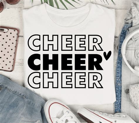 Cheer SVG Cheerleader Svg Cheer Word SVG Cheerleading Svg - Etsy