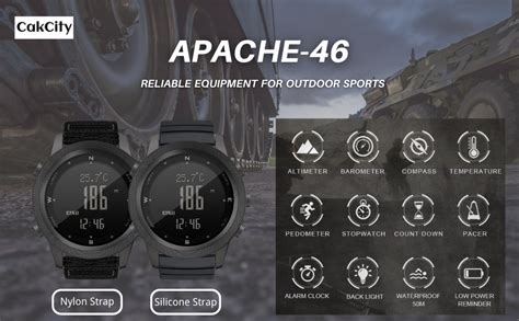 Amazon.com: Military Watches with Compass for Men Tactical Watch ...