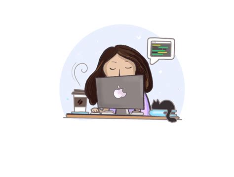 Female Programmer by Val on Dribbble