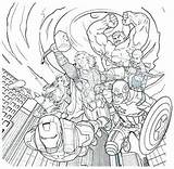 Avengers Infinity Coloring Pages sketch template