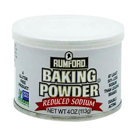 Reduced Sodium Baking Powder, 4 oz at Whole Foods Market