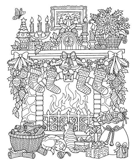 43+ Free Full Size Printable Christmas Coloring Pages For Adults Pdf ...